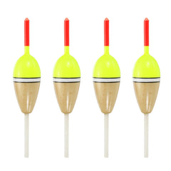 PATIKIL fishing float with red-yellow cork body for clear bite signals.