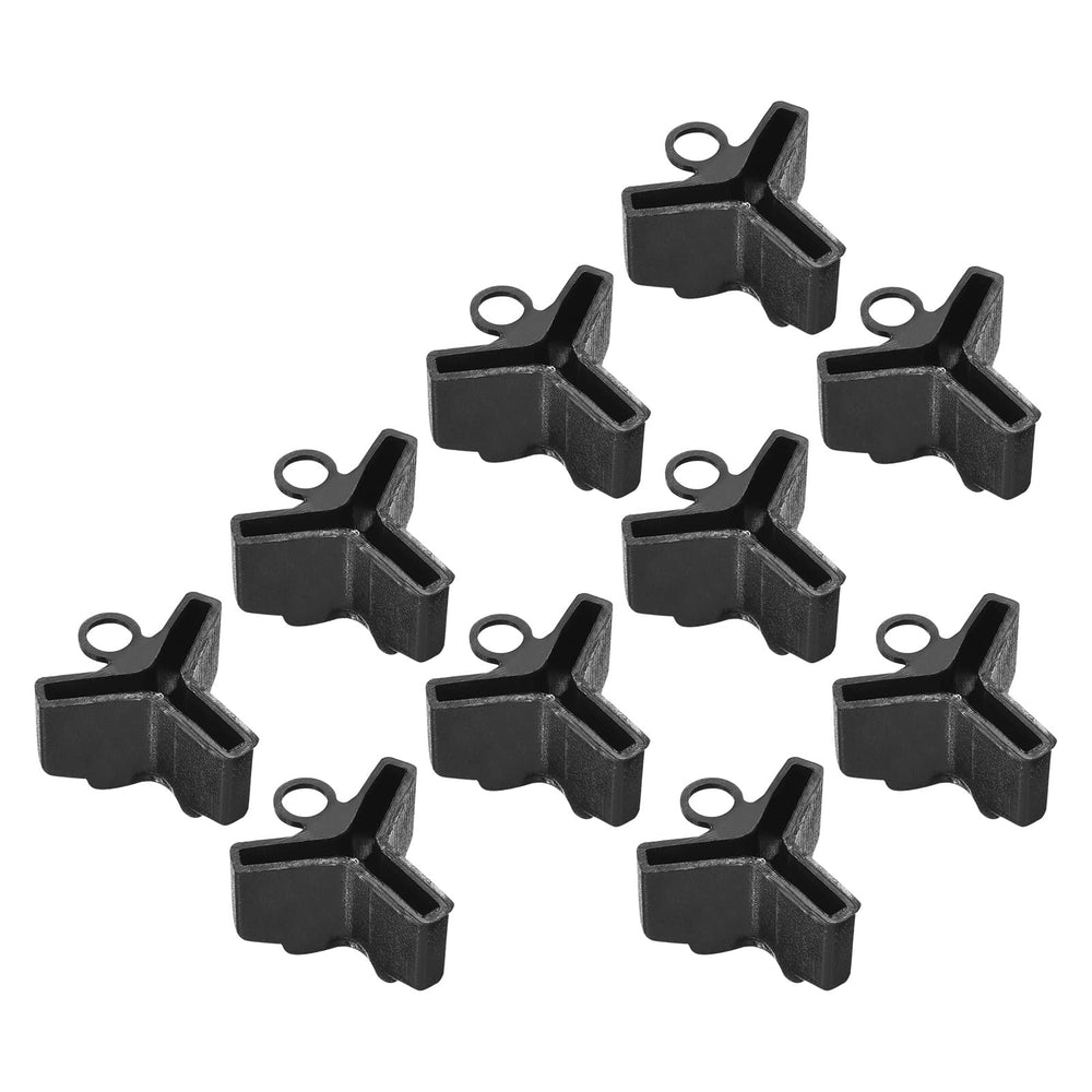 PATIKIL fishing hook bonnets in black keep treble hooks neatly organized and tangle-free.