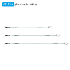 PATIKIL fishing leader green 25 cm offers extra reach for versatile setups.
