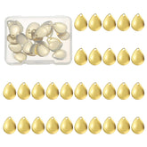 PATIKIL fishing lure blades 40-pack gold tone closeup with metallic flash