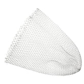 PATIKIL fishing net replacement gray, front view, durable PE material for reliable catching