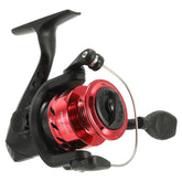 PATIKIL ultralight fishing reel showing interchangeable left-right handle for flexible retrieval.