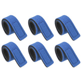 PATIKIL fishing rod strap blue six-pack securing rods on a boat