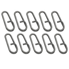 PATIKIL fishing snaps clip with an oval ring for quick bait changes in saltwater and freshwater.