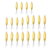 PATIKIL fishing spoon 1/4 oz in gold tone highlights light reflection to attract bass.