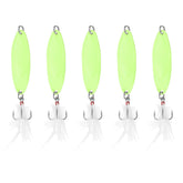 PATIKIL fishing spoon white 25g glow in the dark ideal for night fishing