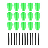 PATIKIL green teardrop float improves bite detection and visibility.