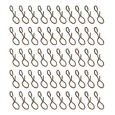PATIKIL quick-change fly snaps in stainless steel for fast bait swaps.