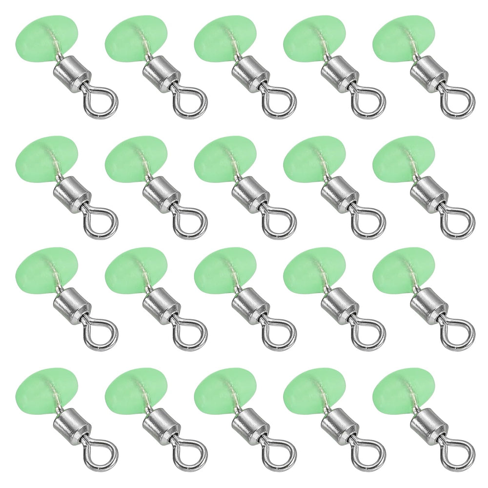 PATIKIL glow-in-the-dark swivel bead for night fishing and smooth line movement.