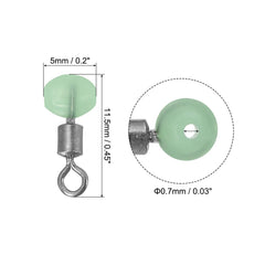 PATIKIL glow-in-the-dark swivel for night fishing attracts with subtle glow.