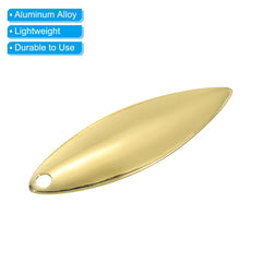 PATIKIL golden Willowleaf blade packaged for DIY lure projects