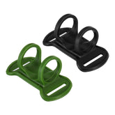 PATIKIL headlamp holder in green and black demonstrates hands-free outdoor convenience