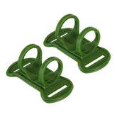 PATIKIL headlamp holder green ring-21mm secures light for hands-free use