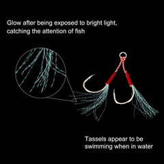PATIKIL high-carbon-steel construction offers durable hooks for tough fish