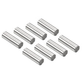 PATIKIL inline axle spacers in a silver finish support smooth bearing rotation.