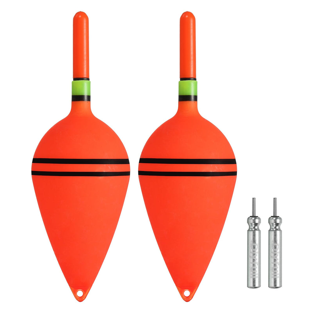 PATIKIL red lighted slip bobber for night fishing, two-pack