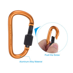 PATIKIL orange aluminum body stands out for easy identification during trips.