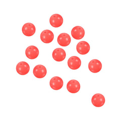 PATIKIL luminous red 10mm beads glow for night fishing visibility
