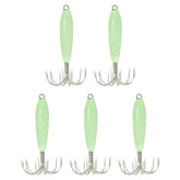 PATIKIL luminous green squid jig hooks pack improves night visibility for squid