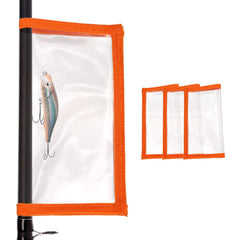 PATIKIL lure wrap orange front view keeps lures protected and visible