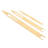 PATIKIL netting shuttle size 1 in bamboo with compact grip for precision repairs.