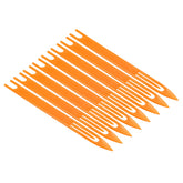 PATIKIL Netting Needle Shuttle 8-pack orange, easy-to-grip during repairs.