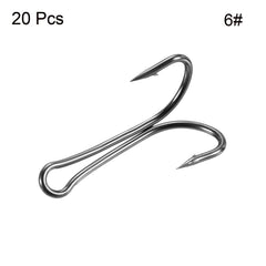 PATIKIL open shank barbed frog hook design