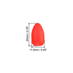 PATIKIL red foam float pack of 30 for multi-species rigs.
