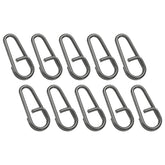 PATIKIL oval split ring snaps for fast bait changes on the water.