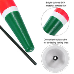 Cone-shaped popping cork design attracting fish