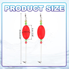 PATIKIL popping corks red floats provide visible signals from a distance