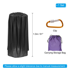 PATIKIL portable dressing room with spacious interior supports comfortable changes.