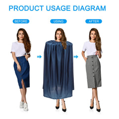 PATIKIL portable dressing room with storage bag for easy transport and organization.
