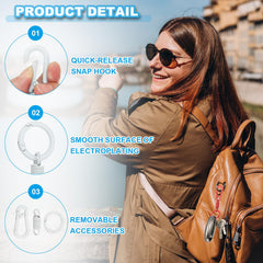 PATIKIL quick-release keychain clip enabling fast key changes
