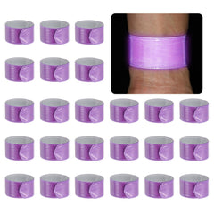 PATIKIL reflective band close-up shows lattice for high visibility at night