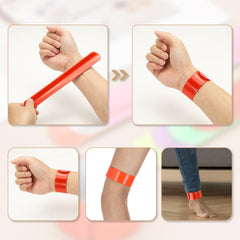 PATIKIL bands reflect under light, improving night safety for pedestrians.
