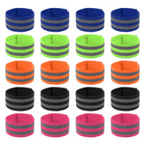PATIKIL reflective bands on the wrist for high visibility during night runs.