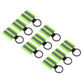 PATIKIL reflective keychain tag—9-pack enhances night visibility for backpacks.