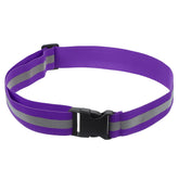 PATIKIL reflective safety belt in purple strap improves high visibility during night runs