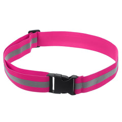 PATIKIL reflective safety belt rose red boosts night visibility for runners