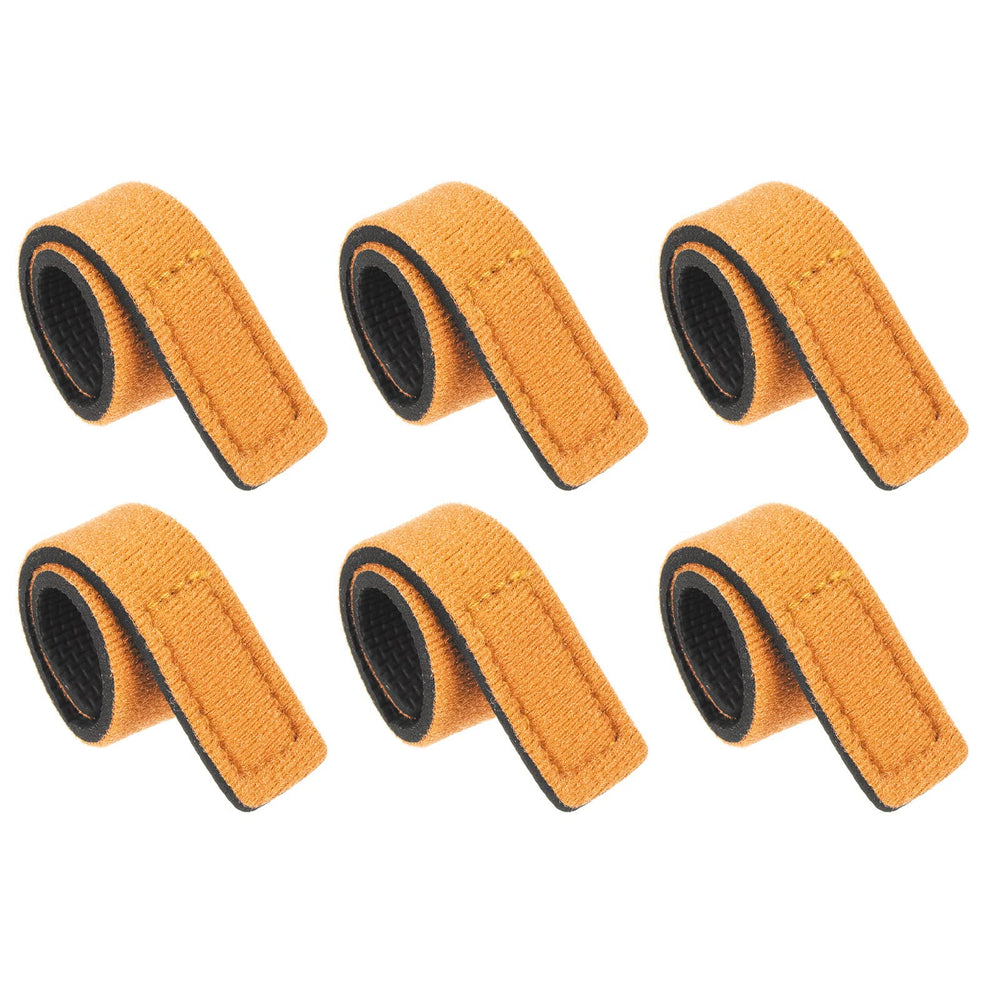 PATIKIL rod strap orange 6-pack secures fishing rods on boats