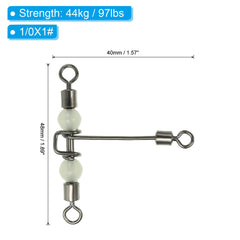 PATIKIL rolling terminal tackle with a black finish and compact profile