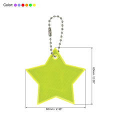 PATIKIL safety reflector pendant on cycling gear increases visibility at night