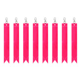 PATIKIL pink safety reflector clipped to a backpack improves night visibility.