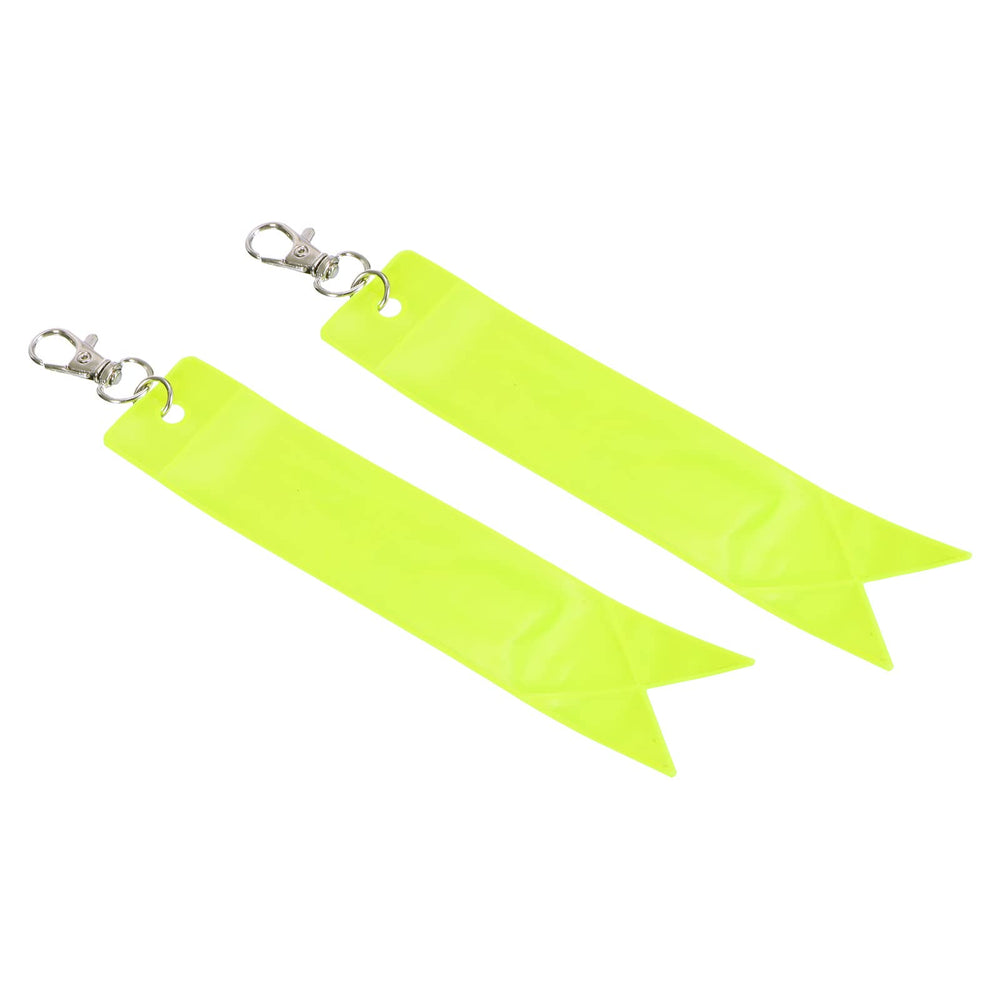 PATIKIL safety reflector pendant on backpack enhances nighttime visibility.