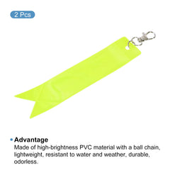 PATIKIL safety reflector pendant on purse improves night-to-day safety.