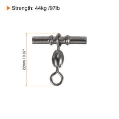 PATIKIL sleeve swivel close-up highlights nickel-plated stainless steel durability
