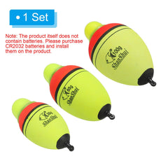 Slip bobber showing red bite indicator