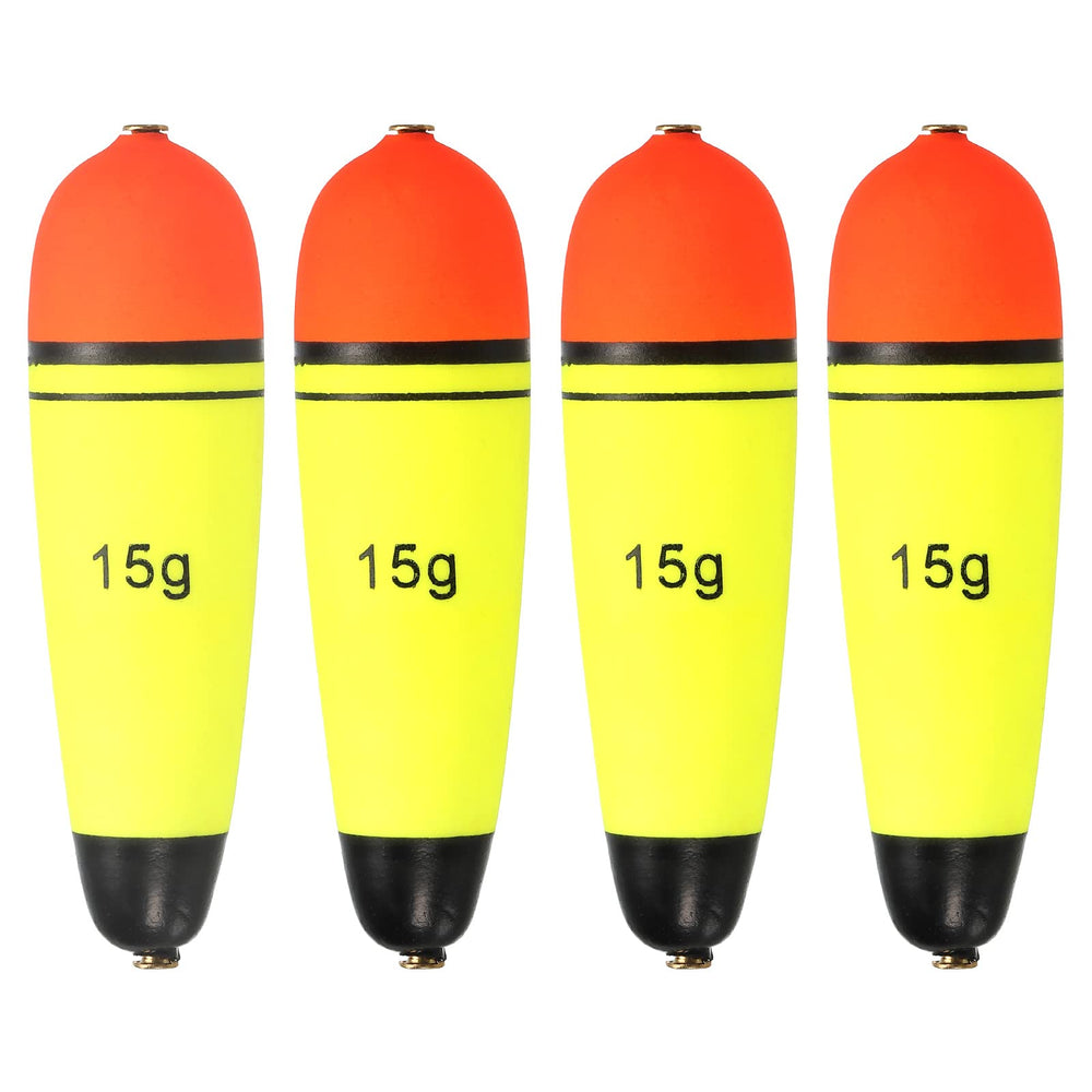 PATIKIL slip bobbers four-pack shown for easy depth control and bite indication