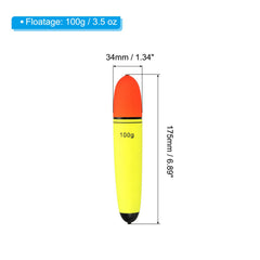PATIKIL slip bobber shows smooth-hole design for snag-free line movement.